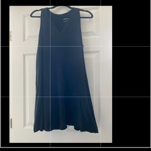 Black tank dress. 100% cotton. Perfect for layering or on its own! Size medium.